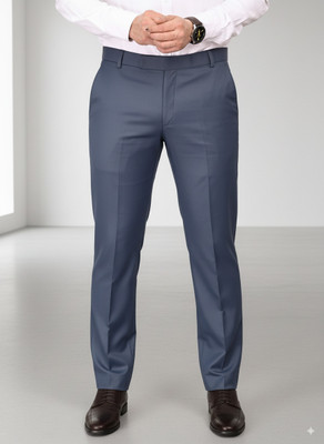 GFOB Regular Fit Men Grey Trousers