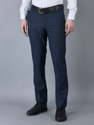 Canoe Regular Fit Men Blue Trousers
