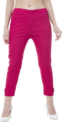 Priya Point Pink Jegging(Solid)