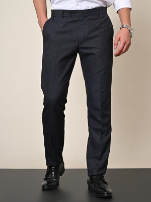 KILLER Slim Fit Men Dark Blue Trousers