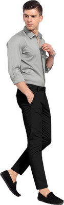 Vamdev Hub Regular Fit Men Black Trousers