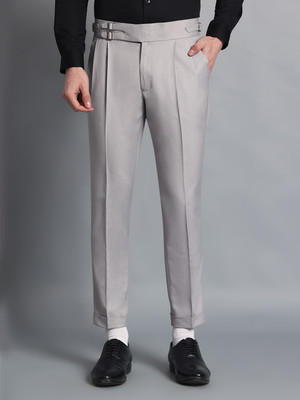 FASHIONEMPIRE Regular Fit Men Grey Trousers