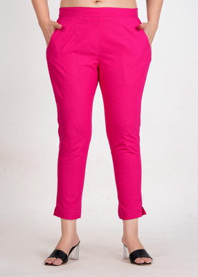 Suljhan Regular Fit, Straight Fit Women Pink Trousers