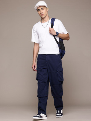Roadster Relaxed Men Blue Trousers