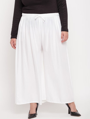Ramadyers Comfort Fit Women White Trousers