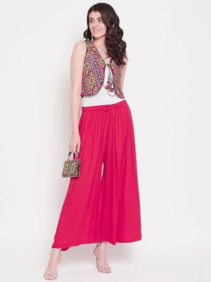 Shelly fashion Regular Fit Women Pink Trousers