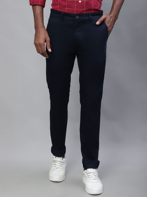 CANTABIL Regular Fit Men Blue Trousers