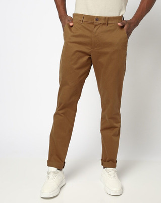 GAP Slim Fit Men Brown Trousers