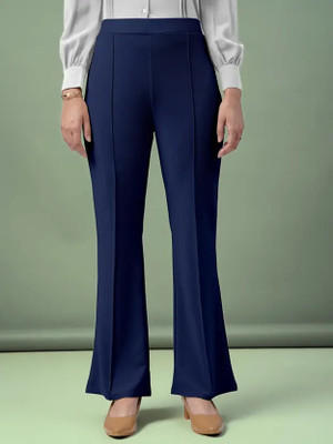 Brainbees Regular Fit Women Dark Blue Trousers