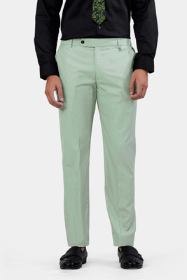 french crown Regular Fit Men Green Trousers