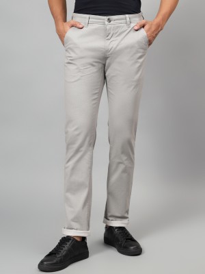 CANTABIL Regular Fit Men Grey Trousers