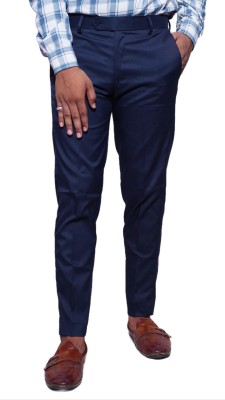 Sanwariya Seth Fashion Slim Fit Men Dark Blue Trousers