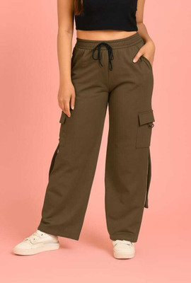 GuptaJiTraders Loose Fit Women Brown Trousers