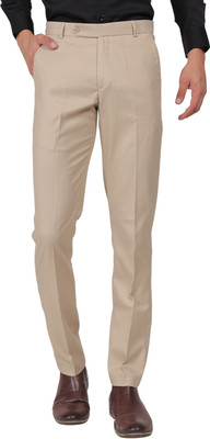 Hoj Regular Fit Men Black Trousers