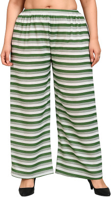 Readyme Sabse Pahle Loose Fit Women Green Trousers