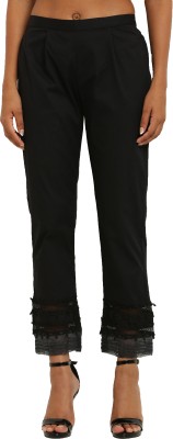 ALIZATRADERS Regular Fit Women Black Trousers