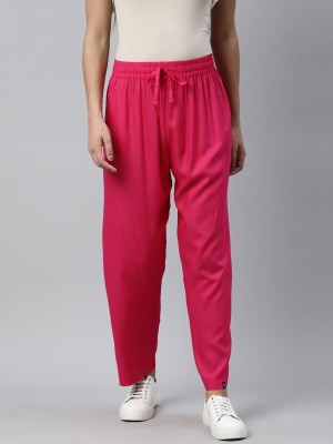 TWIN BIRDS Relaxed Women Pink Trousers