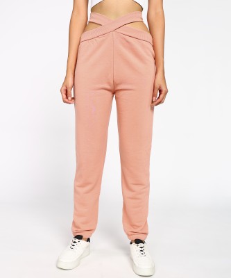 FOREVER 21 Regular Fit Women Pink Trousers