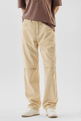 Snitch Regular Fit Men Beige Trousers