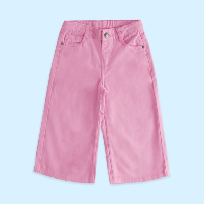 Pantaloons Junior Regular Fit Girls Pink Trousers