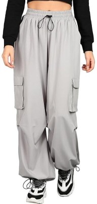 K N Fashion Regular Fit Women Grey Trousers