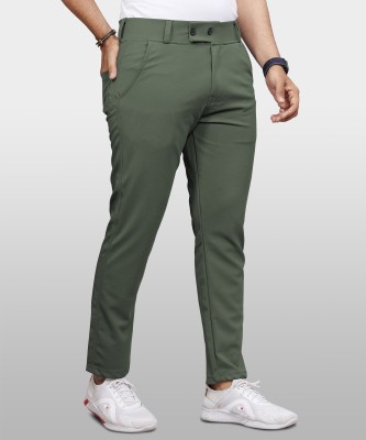 VeBNoR Regular Fit Men Green Trousers