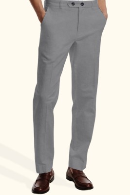 FTX Slim Fit Men Grey Trousers