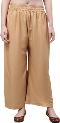 Eyba Flared Women Beige Trousers