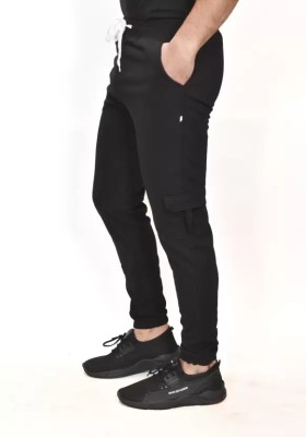 majzoob Slim Fit Men Black Trousers