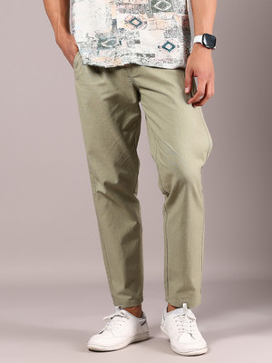 V-MART Regular Fit Men Green Trousers
