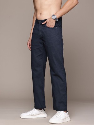 Roadster Regular Fit Men Blue Trousers