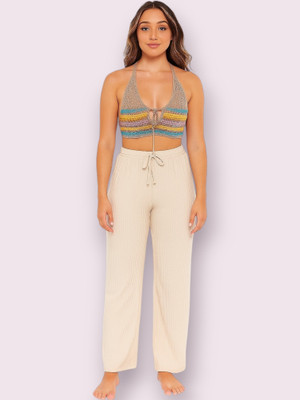 LaxmiEmpiree Comfort Fit Women Beige Trousers