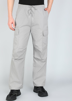 FLYING MACHINE Relaxed Men Grey Trousers