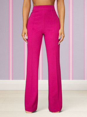 nitafashion Loose Fit Women Pink Trousers