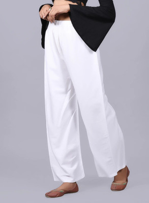 APQRS Regular Fit Women White Trousers