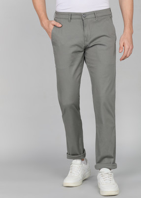 INTEGRITI Slim Fit Men Dark Green Trousers