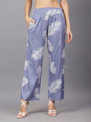indietoga Relaxed Women Blue Trousers