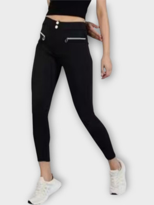 Classy creations Comfort Fit Women Black Trousers