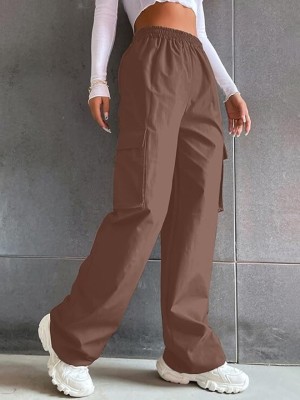 Rockwell Relaxed Women Brown Trousers