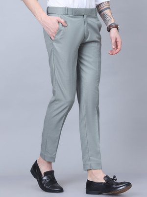 METRONAUT Regular Fit Men Grey Trousers