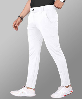 METRONAUT Slim Fit Men White Trousers