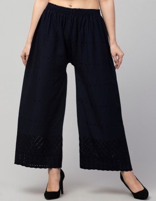 Trend Level Flared Women Black Trousers