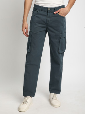 Roadster Relaxed Men Grey Trousers