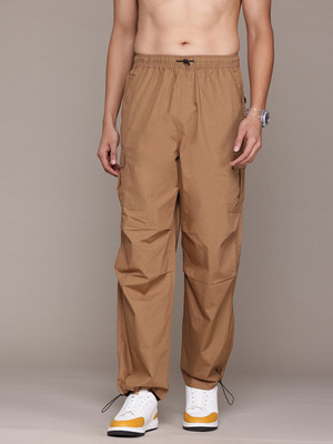 Roadster Regular Fit Men Brown Trousers