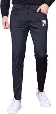 Gwalior law firm Regular Fit Men Black Trousers