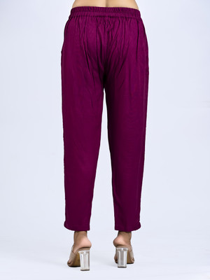 HarryStyle Regular Fit Women Purple Trousers