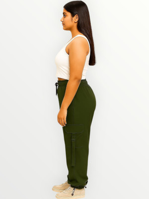 EpicDesigns Comfort Fit Women Green Trousers