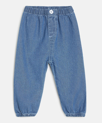 MINI KLUB Regular Fit Baby Girls Blue Trousers