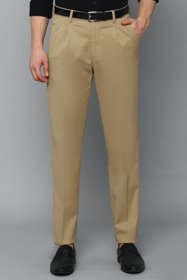 Allen Solly Regular Fit Men Khaki Trousers
