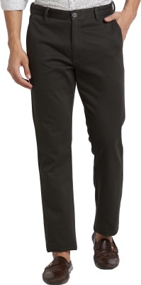 PARX Slim Fit Men Black Trousers